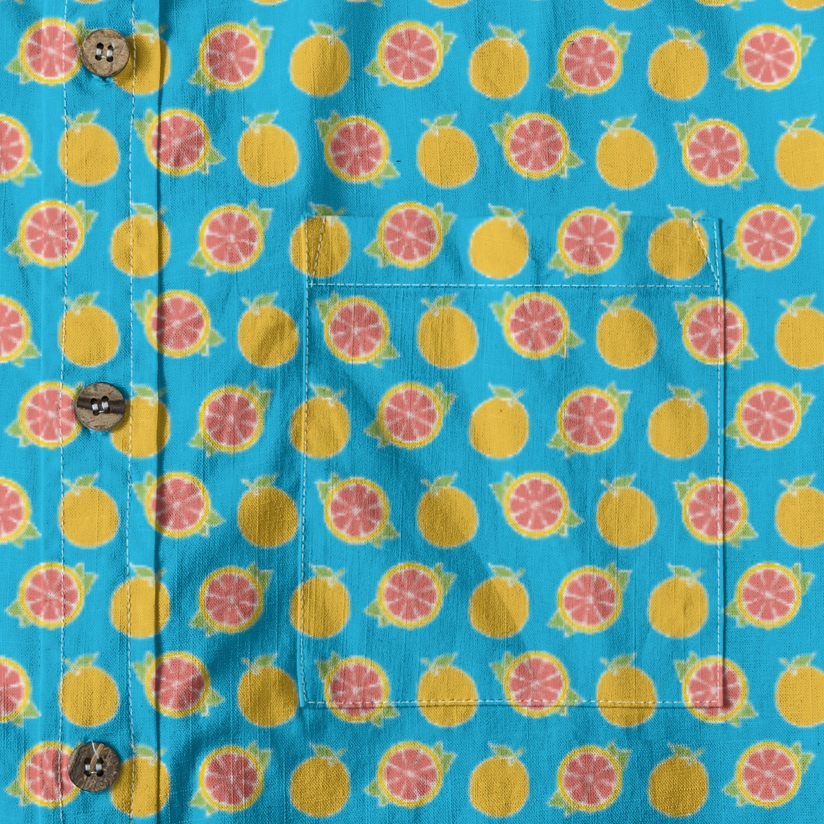 Men's Cotton Button-Up Shirt