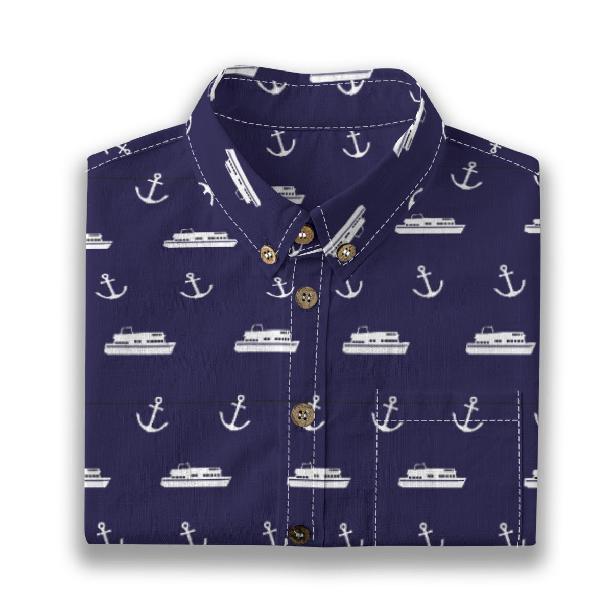 Kids' Cotton Button-Up Shirt