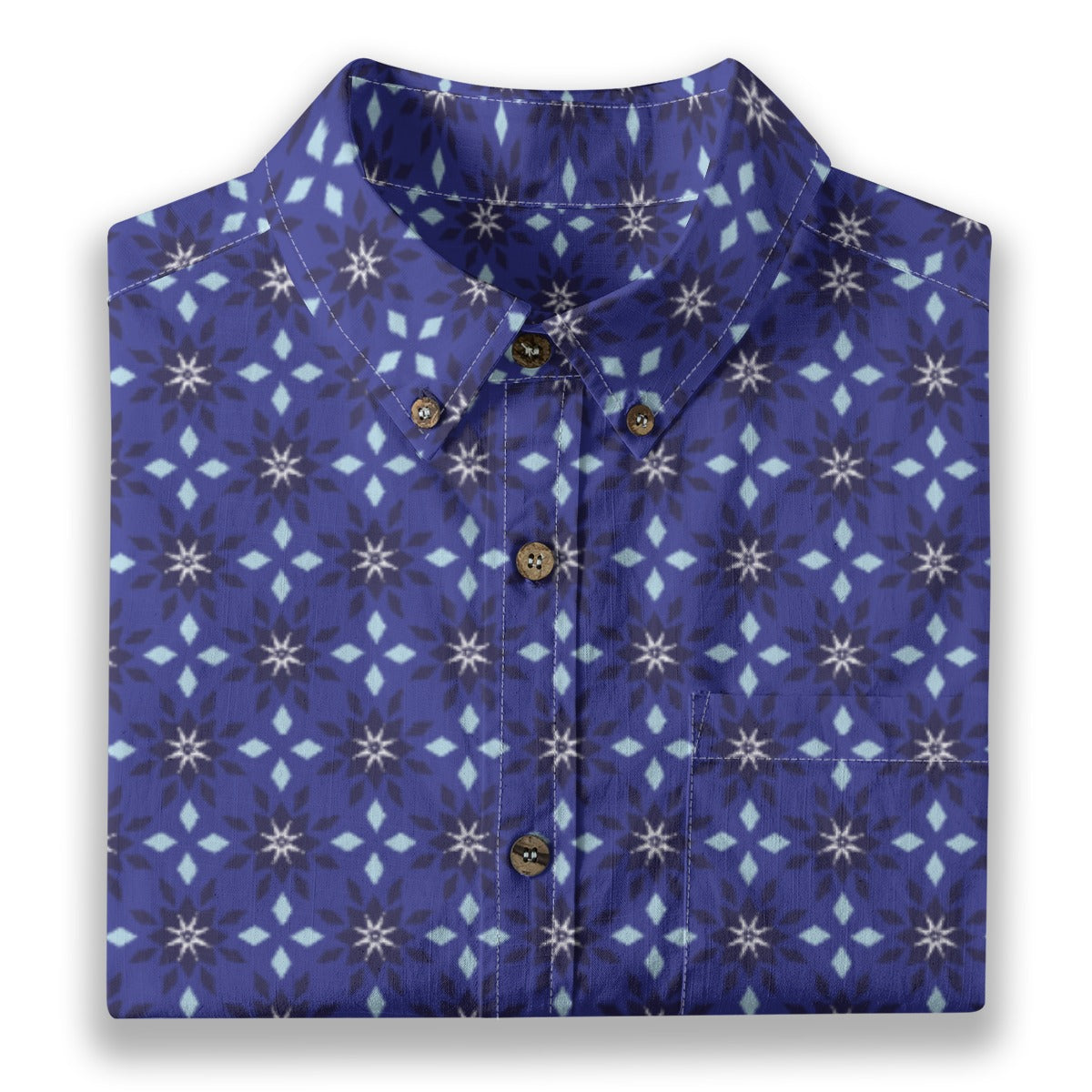 Men's Cotton Button-Up Shirt