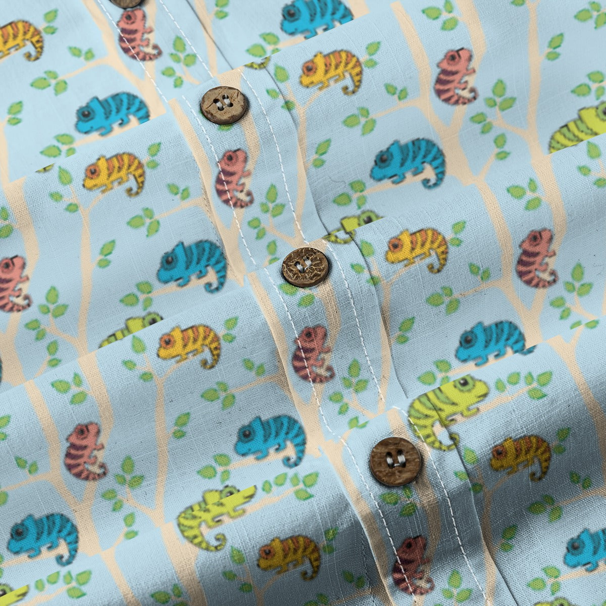 Kids' Cotton Button-Up Shirt