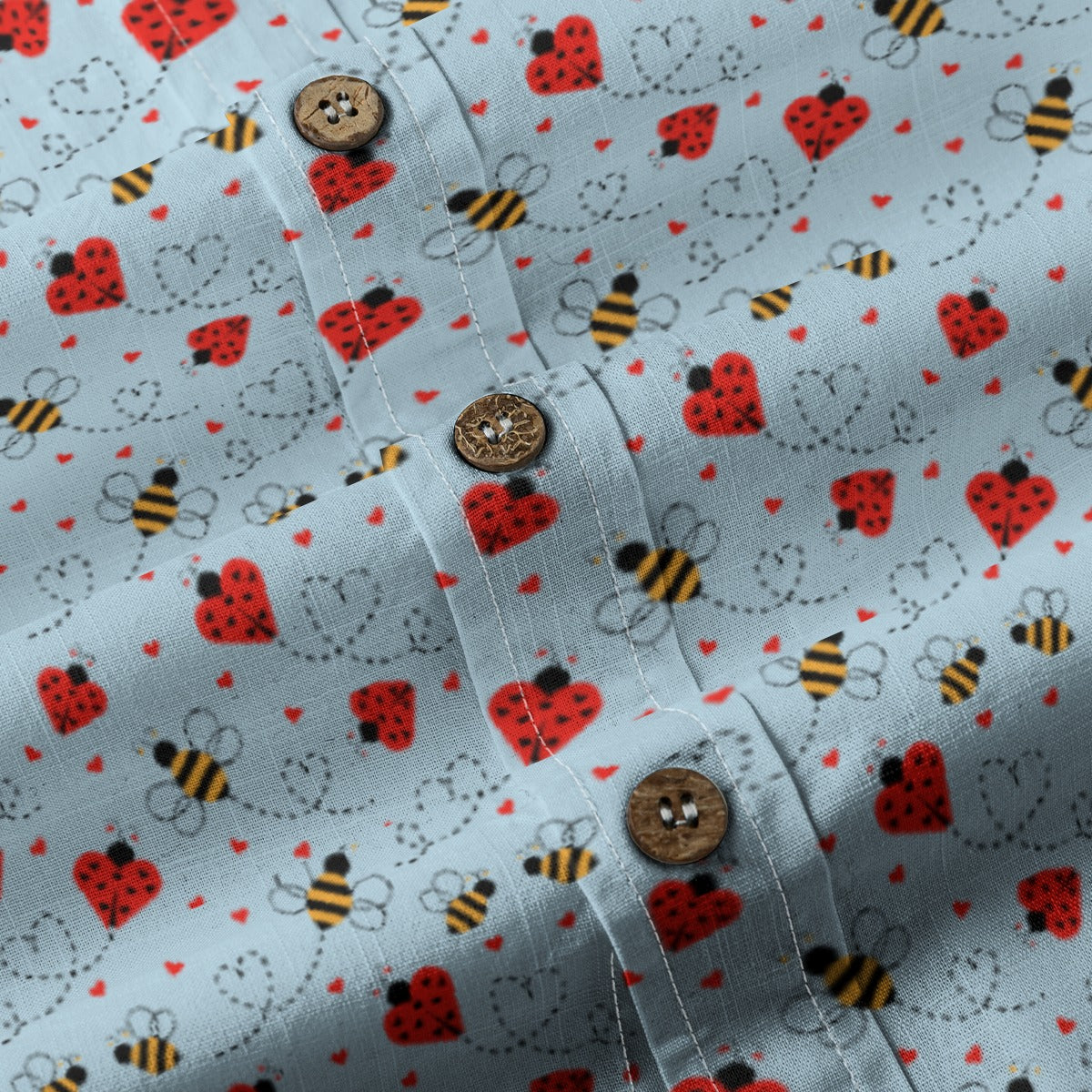 Men's Cotton Button-Up Shirt