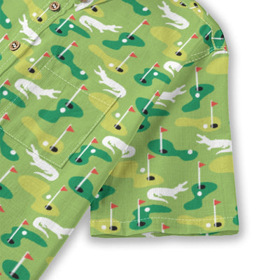 Kids' Cotton Button-Up Shirt