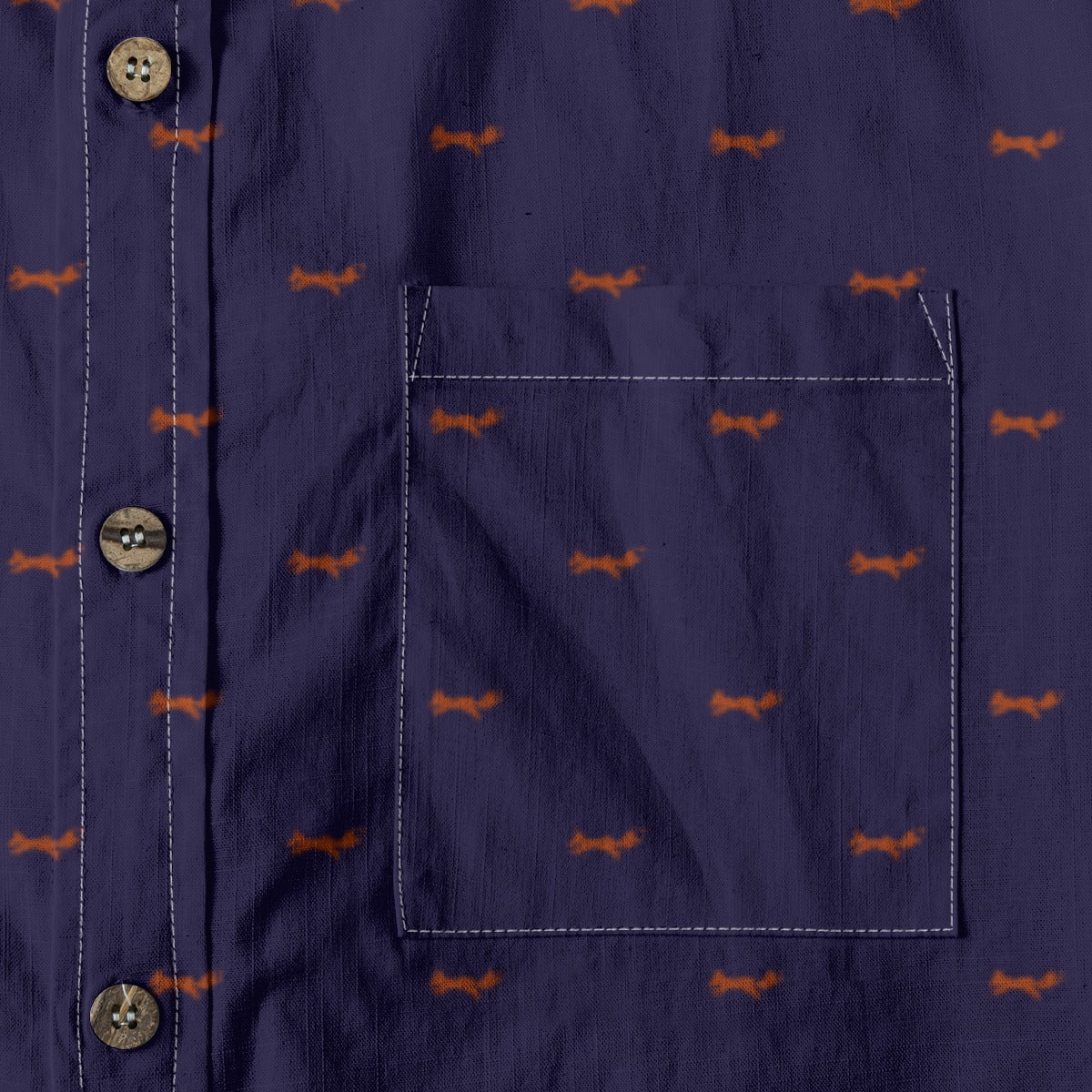Men's Cotton Button-Up Shirt
