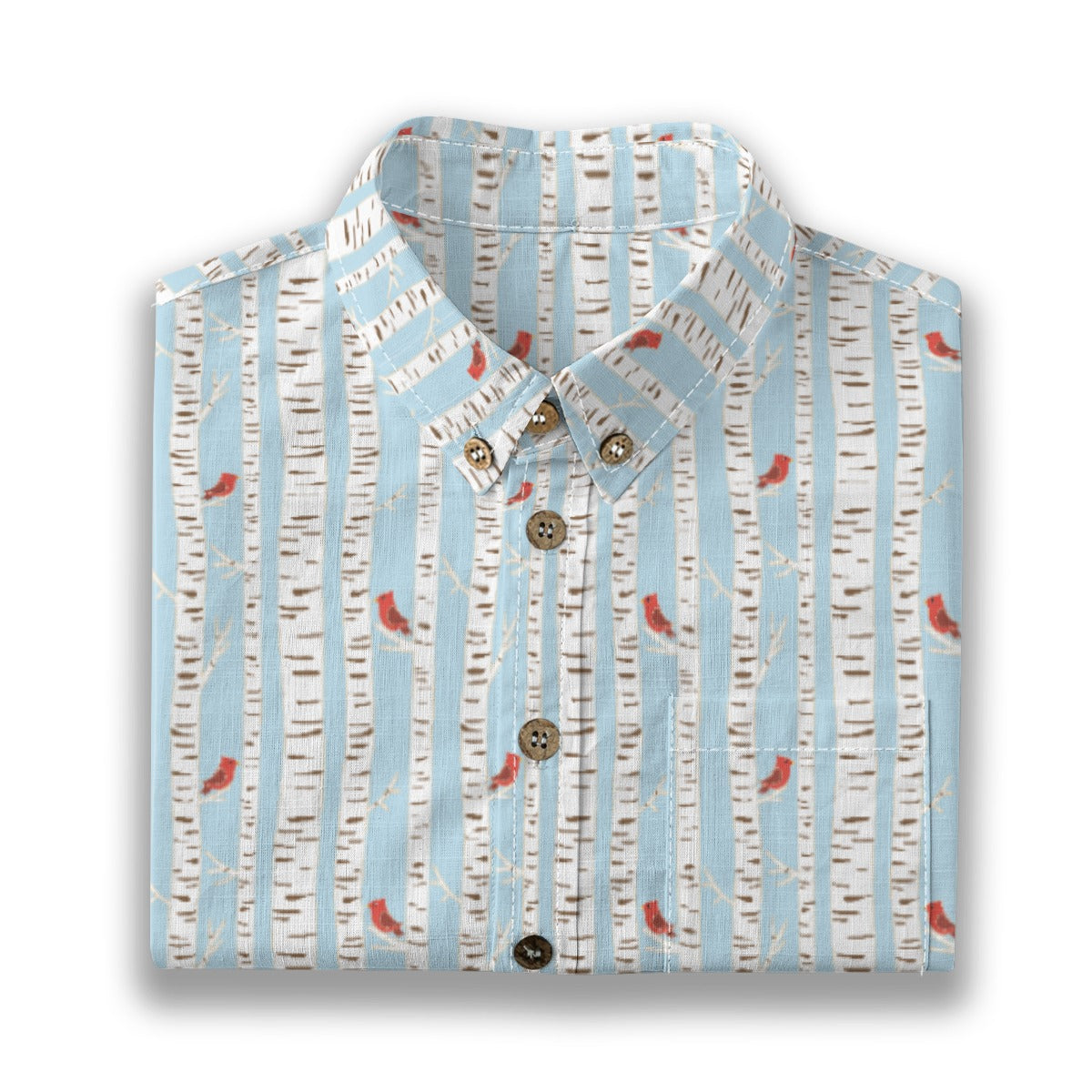 Kids' Cotton Button-Up Shirt