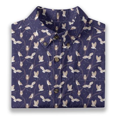 Men's Cotton Button-Up Shirt