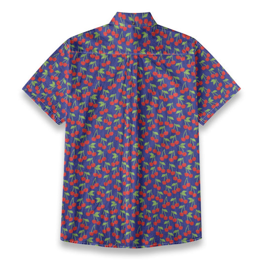 Men's Cotton Button-Up Shirt