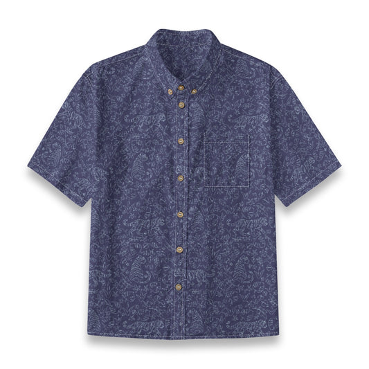 Kids' Cotton Button-Up Shirt