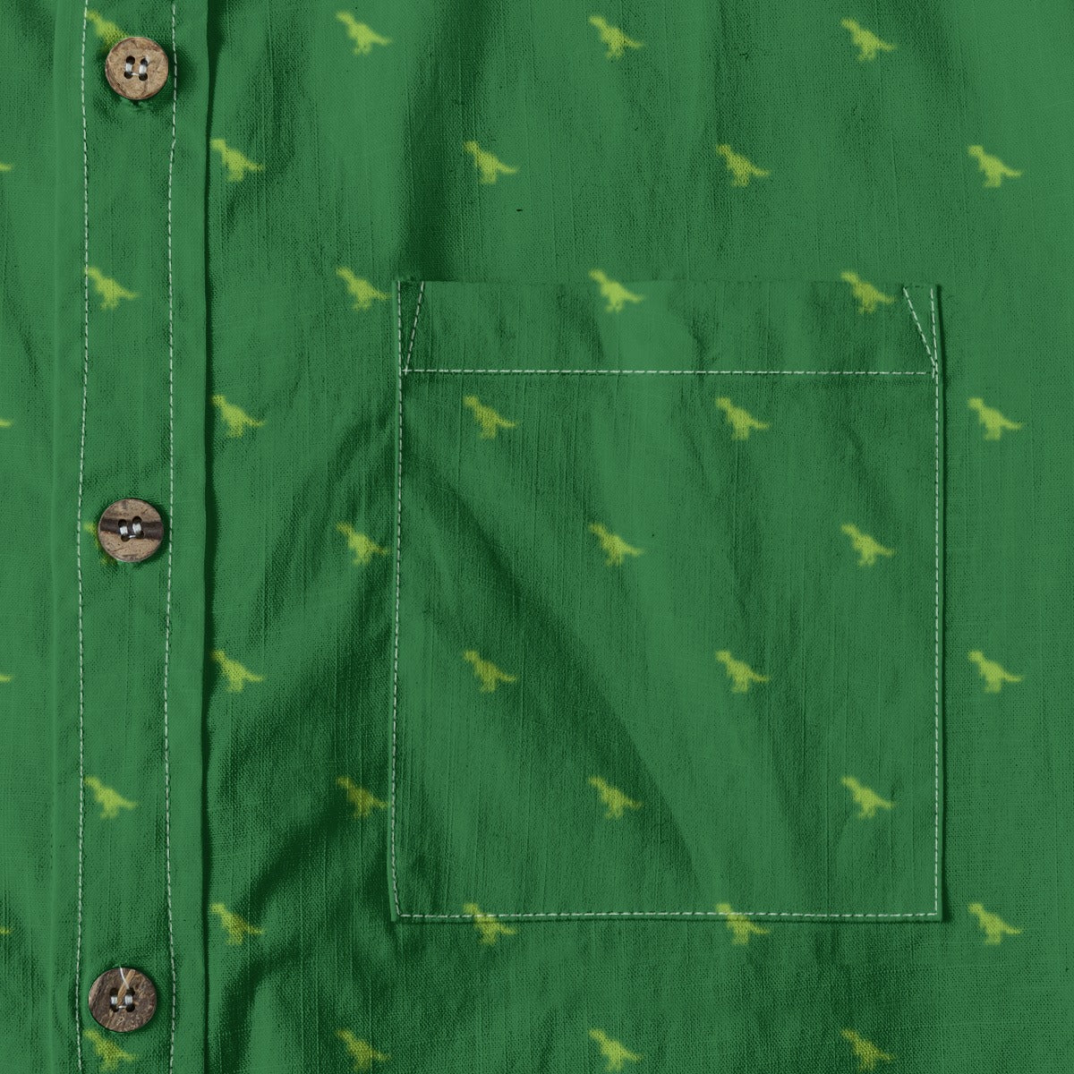 Men's Cotton Button-Up Shirt