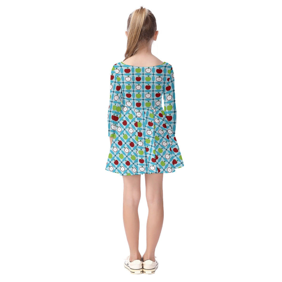 Kids' Long-Sleeve Twirl Dress