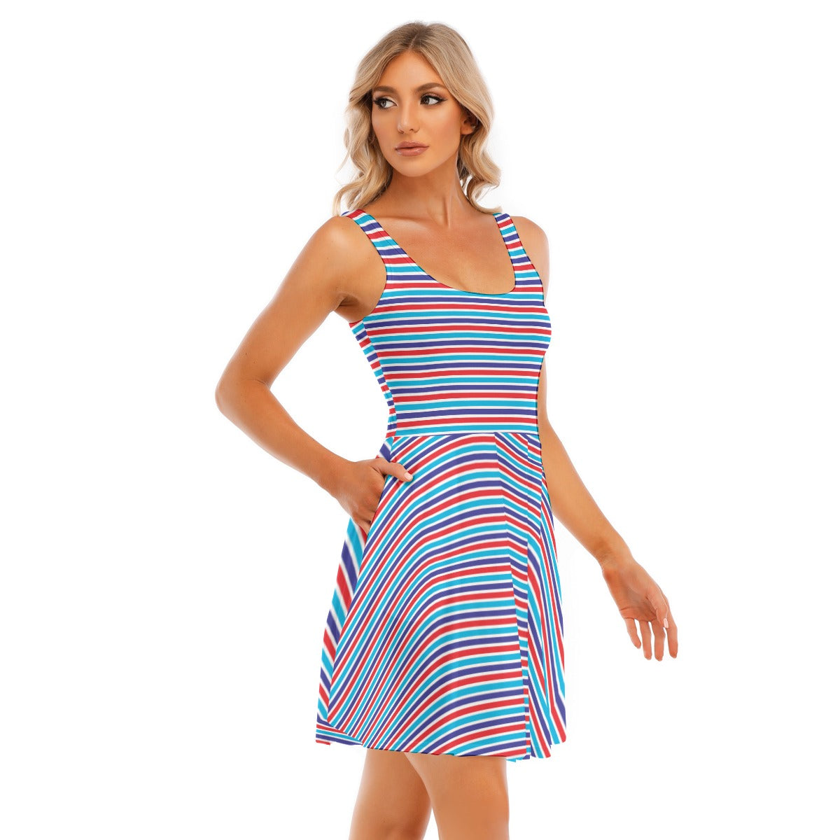 Women's Sleeveless Twirl Dress