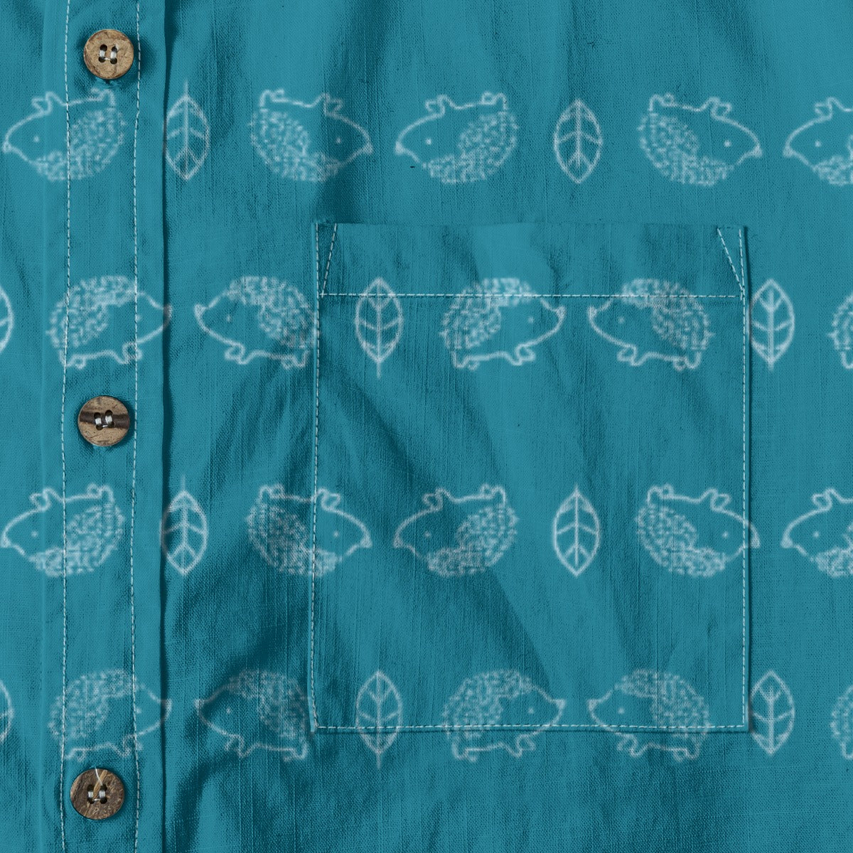 Men's Cotton Button-Up Shirt