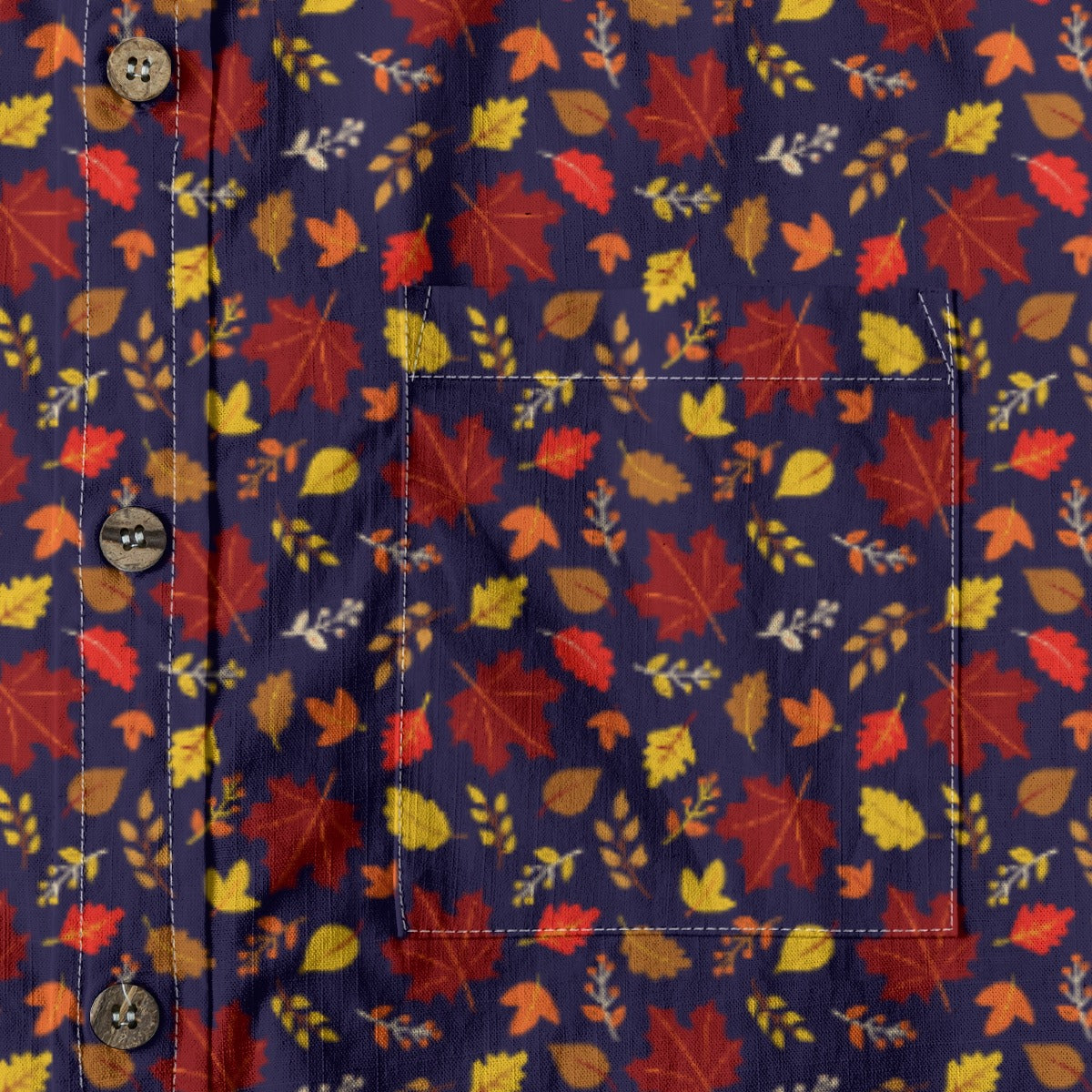 Men's Cotton Button-Up Shirt
