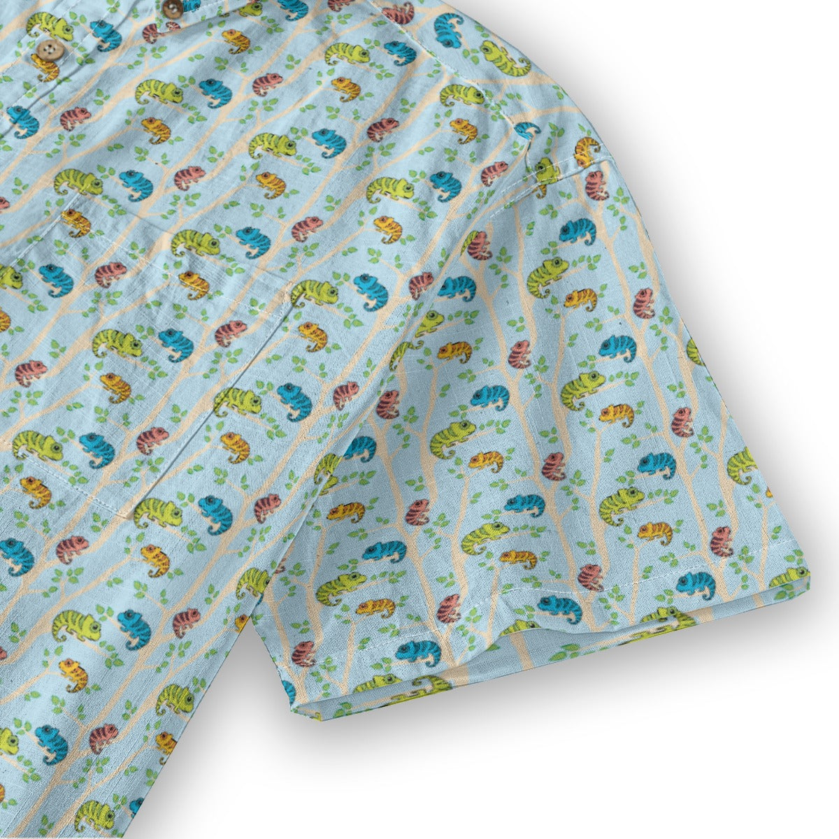 Men's Cotton Button-Up Shirt