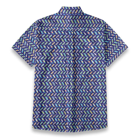 Men's Cotton Button-Up Shirt
