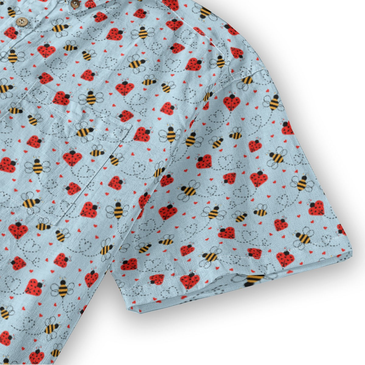 Men's Cotton Button-Up Shirt