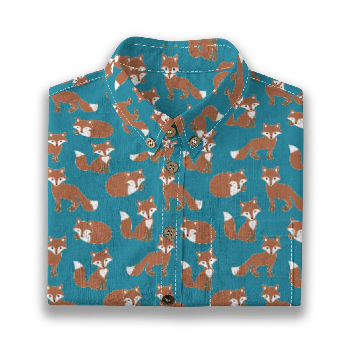 Kids' Cotton Button-Up Shirt