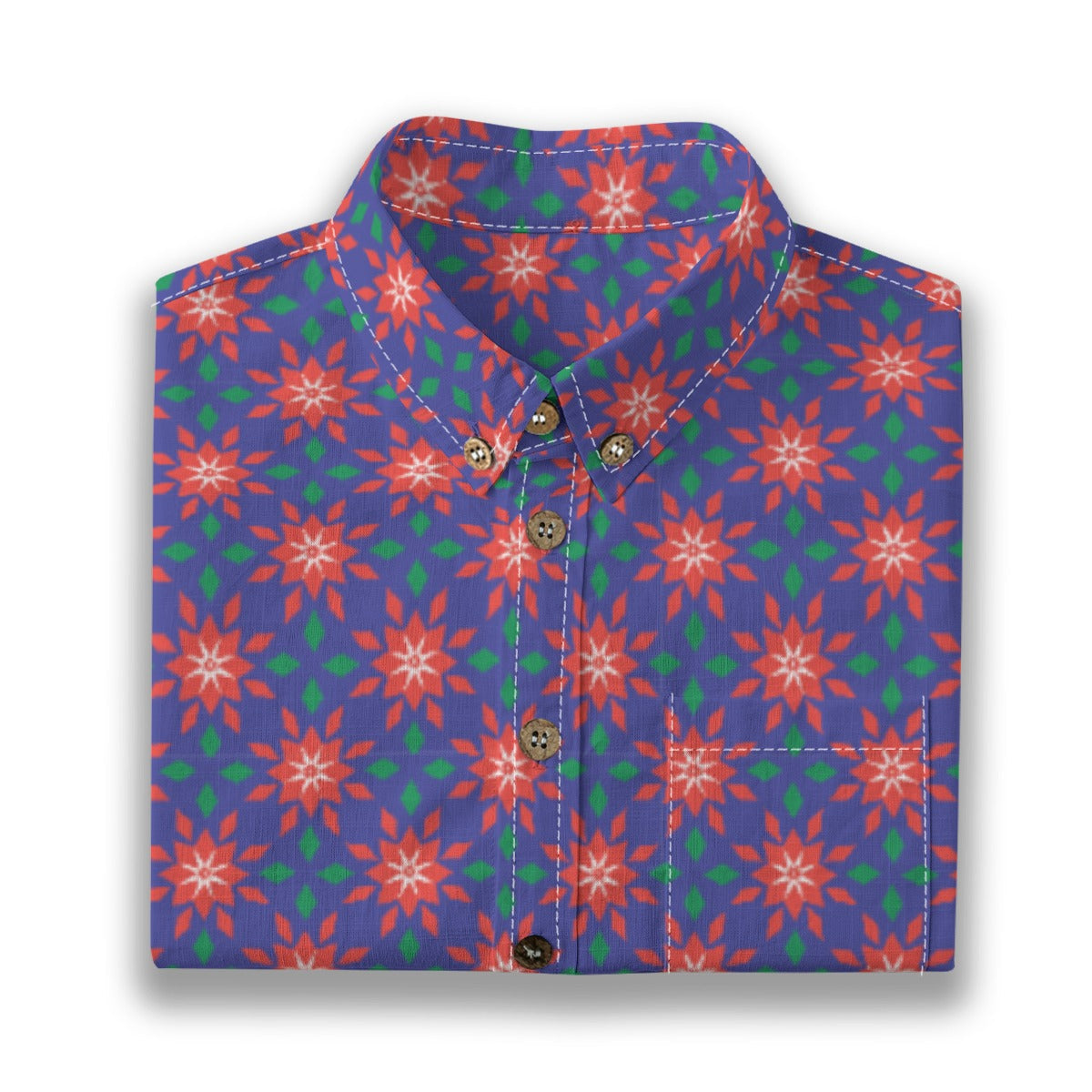 Kids' Cotton Button-Up Shirt
