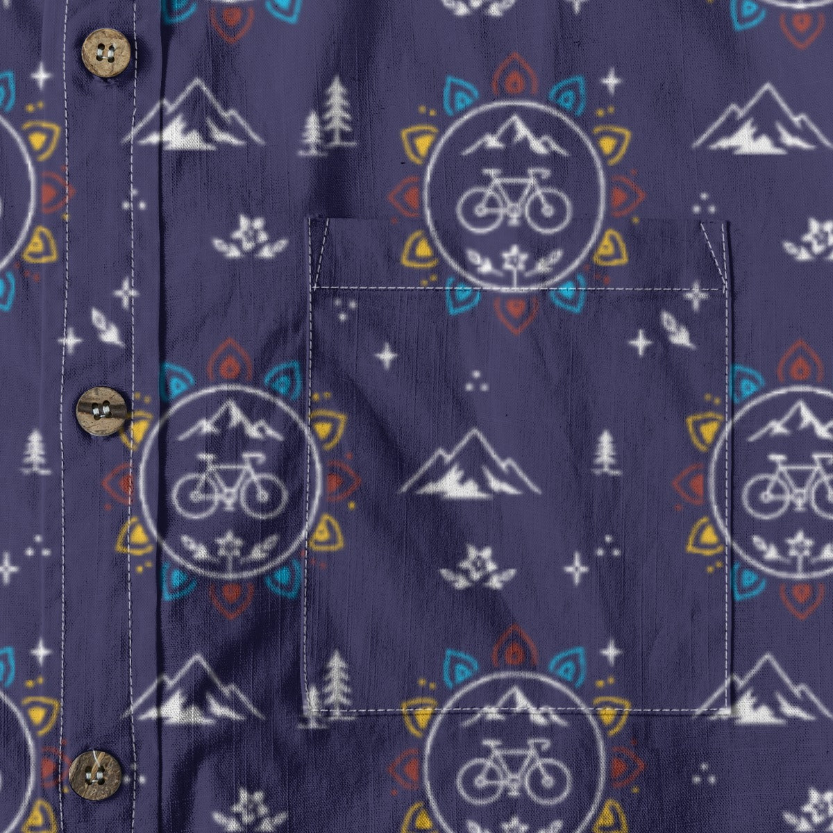Men's Cotton Button-Up Shirt