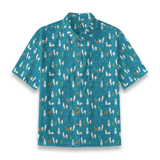 Kids' Cotton Button-Up Shirt