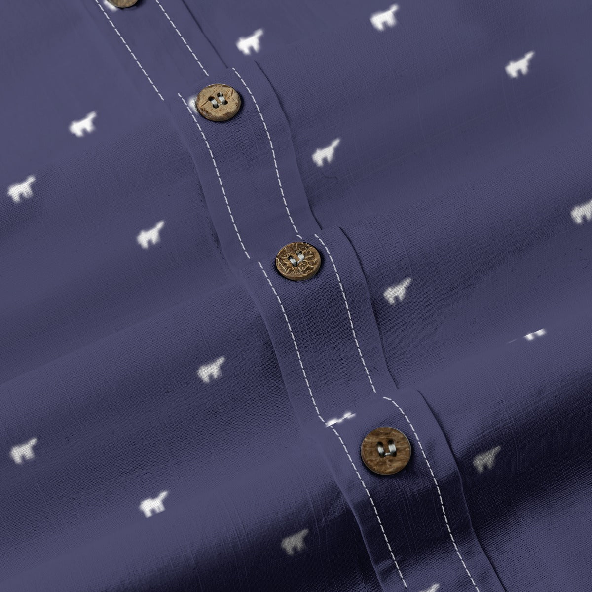 Kids' Cotton Button-Up Shirt