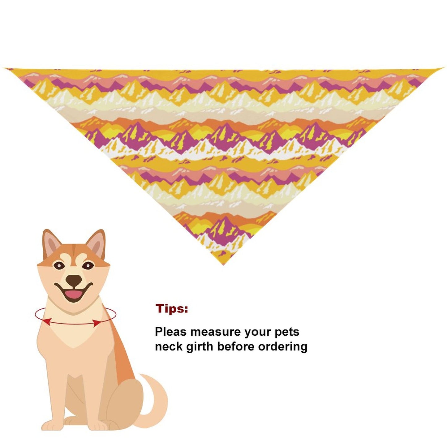 Pet Tie-On Bandana