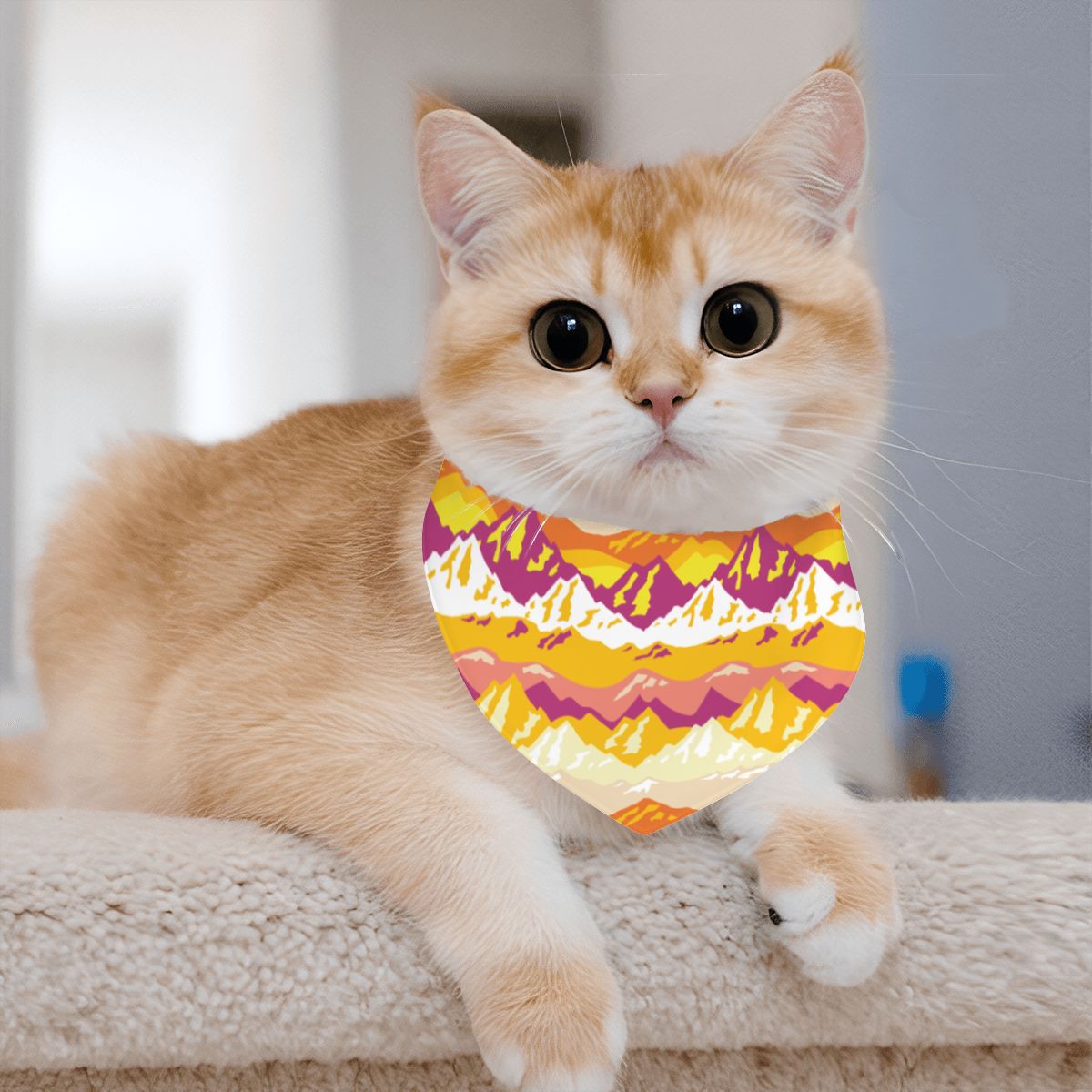 Pet Cotton Snap Bandana