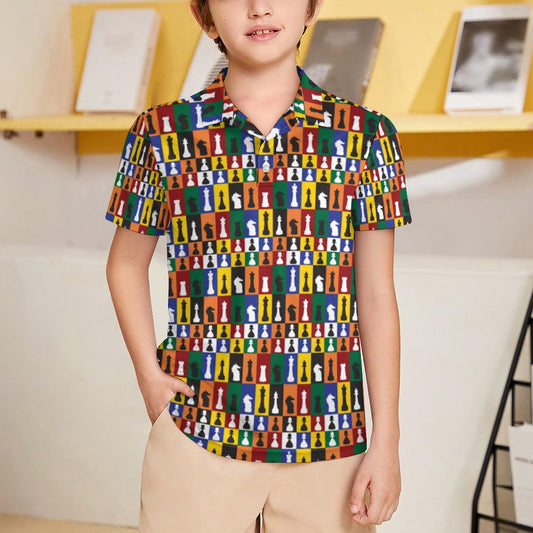 Kids' UPF50+ Polo Shirt