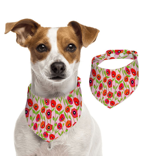 Pet Cotton Snap Bandana