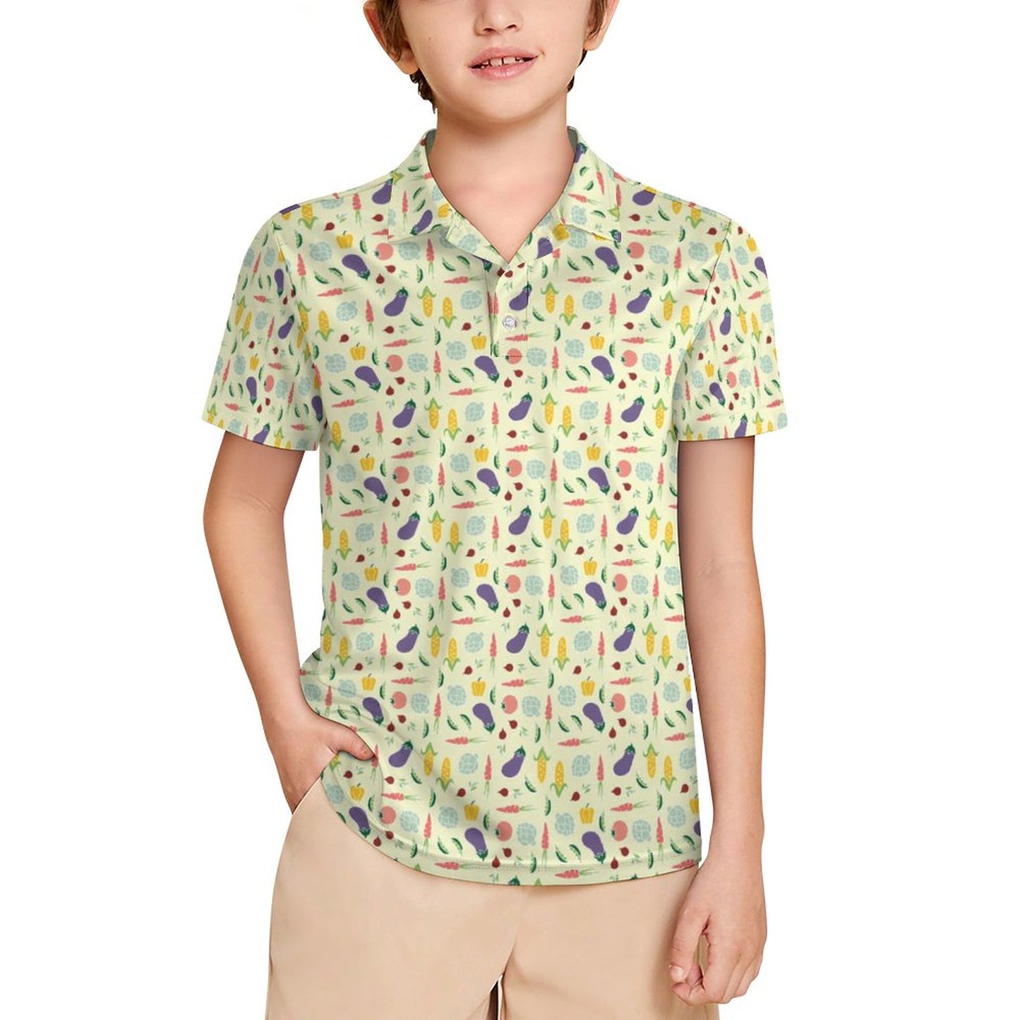 Kids' UPF50+ Polo Shirt