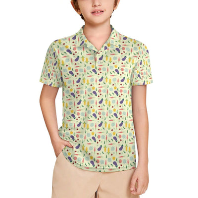 Kids' UPF50+ Polo Shirt
