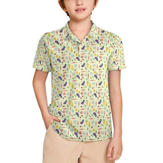 Kids' UPF50+ Polo Shirt