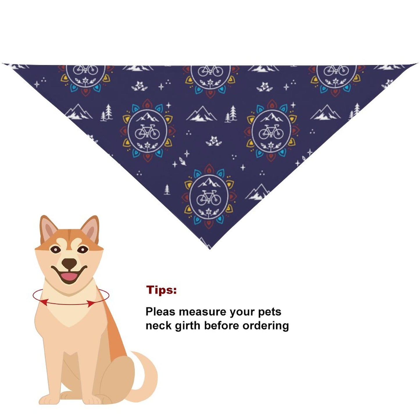 Pet Tie-On Bandana