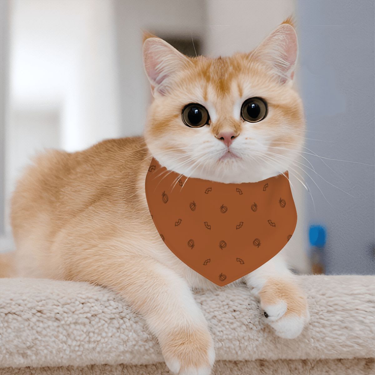 Pet Cotton Snap Bandana