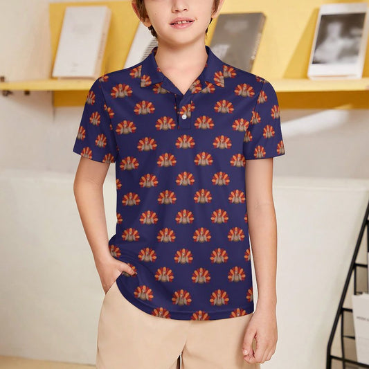 Kids' UPF50+ Polo Shirt