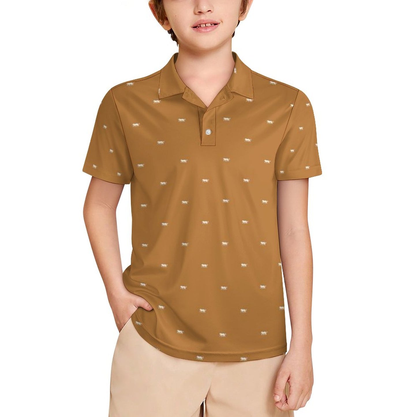 Kids' UPF50+ Polo Shirt