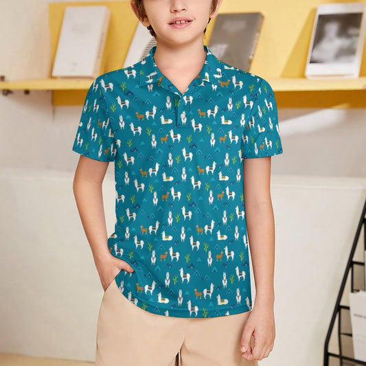 Kids' UPF50+ Polo Shirt