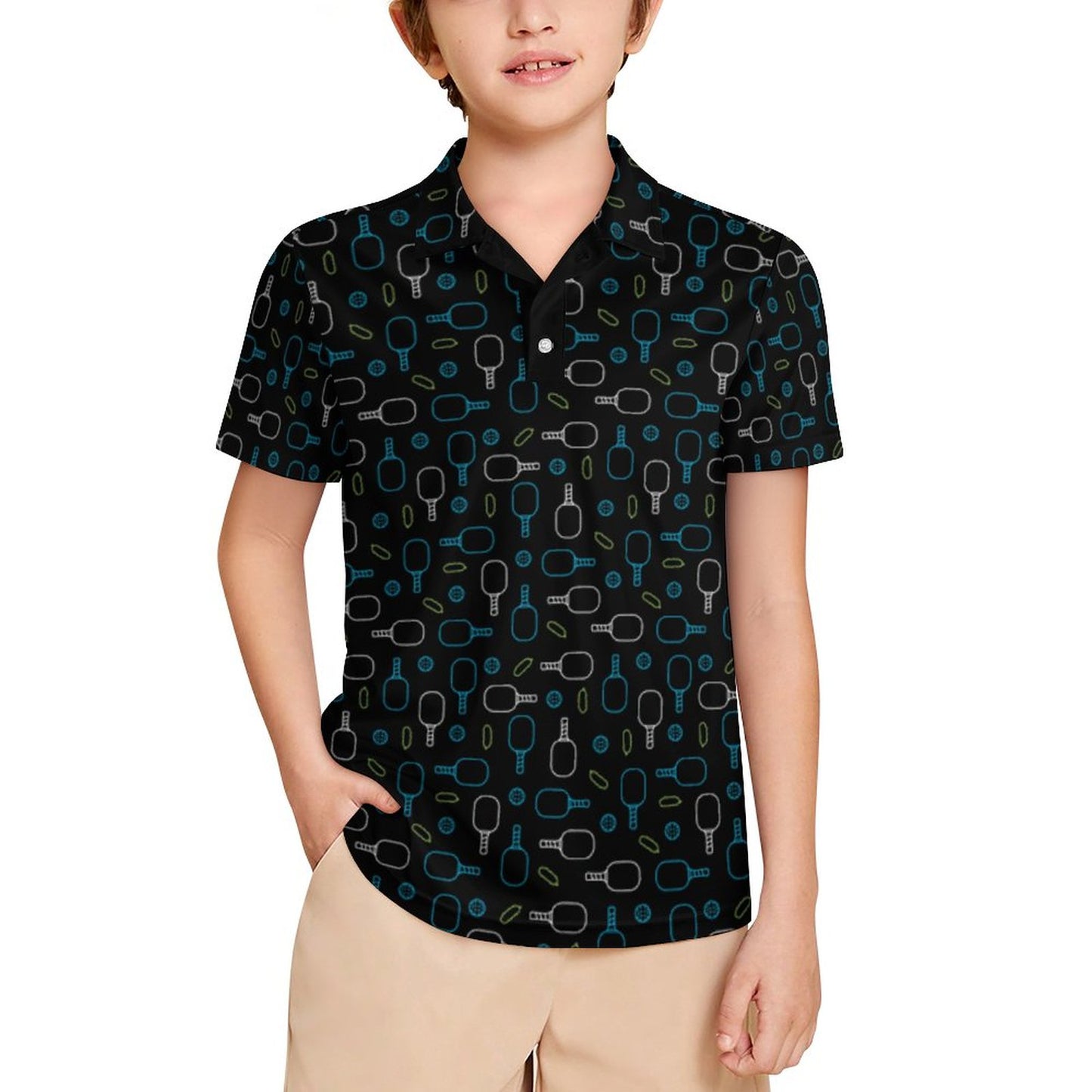 Kids' UPF50+ Polo Shirt