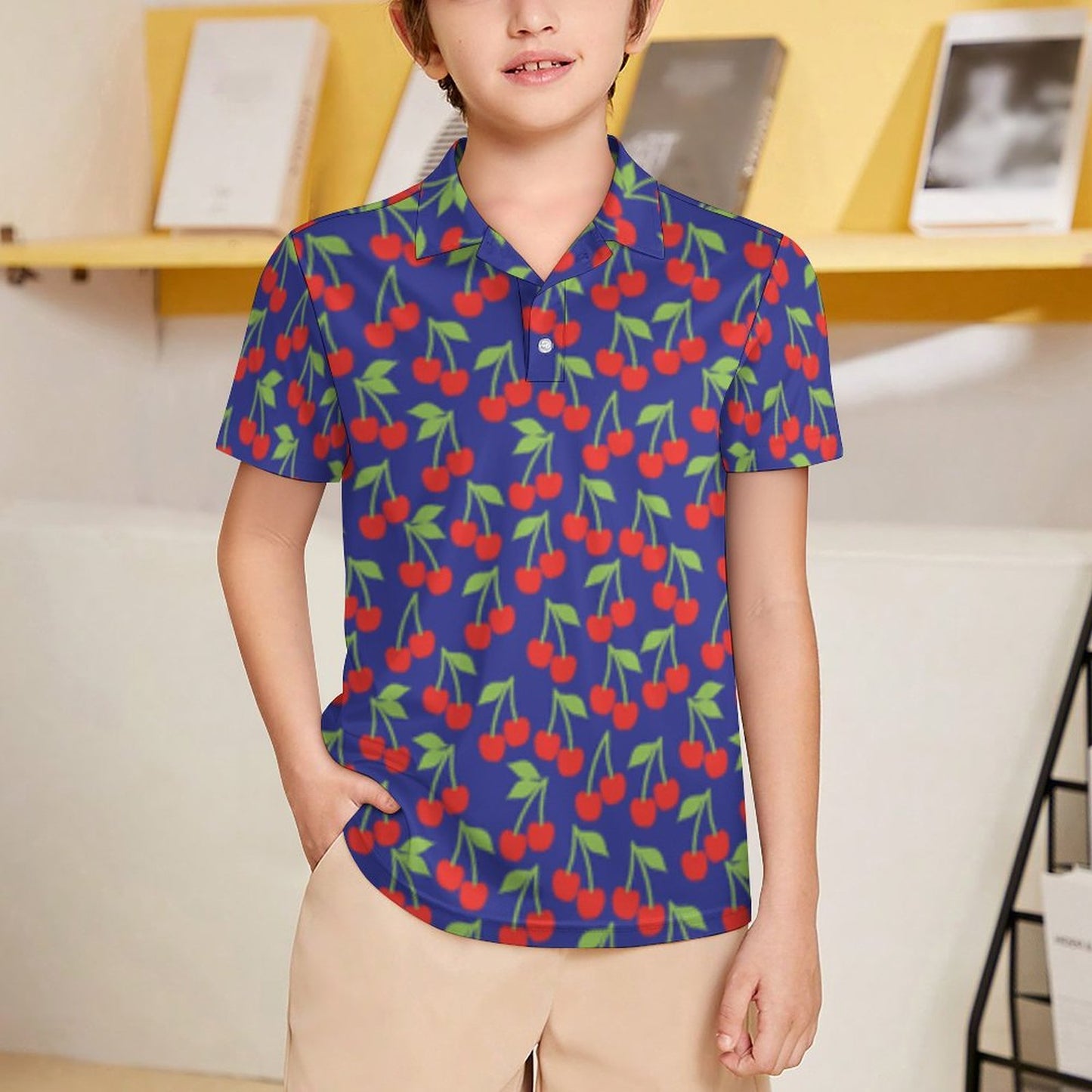 Kids' UPF50+ Polo Shirt