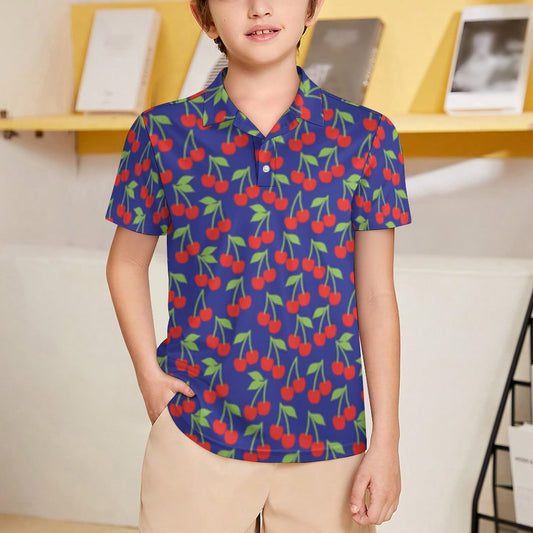 Kids' UPF50+ Polo Shirt