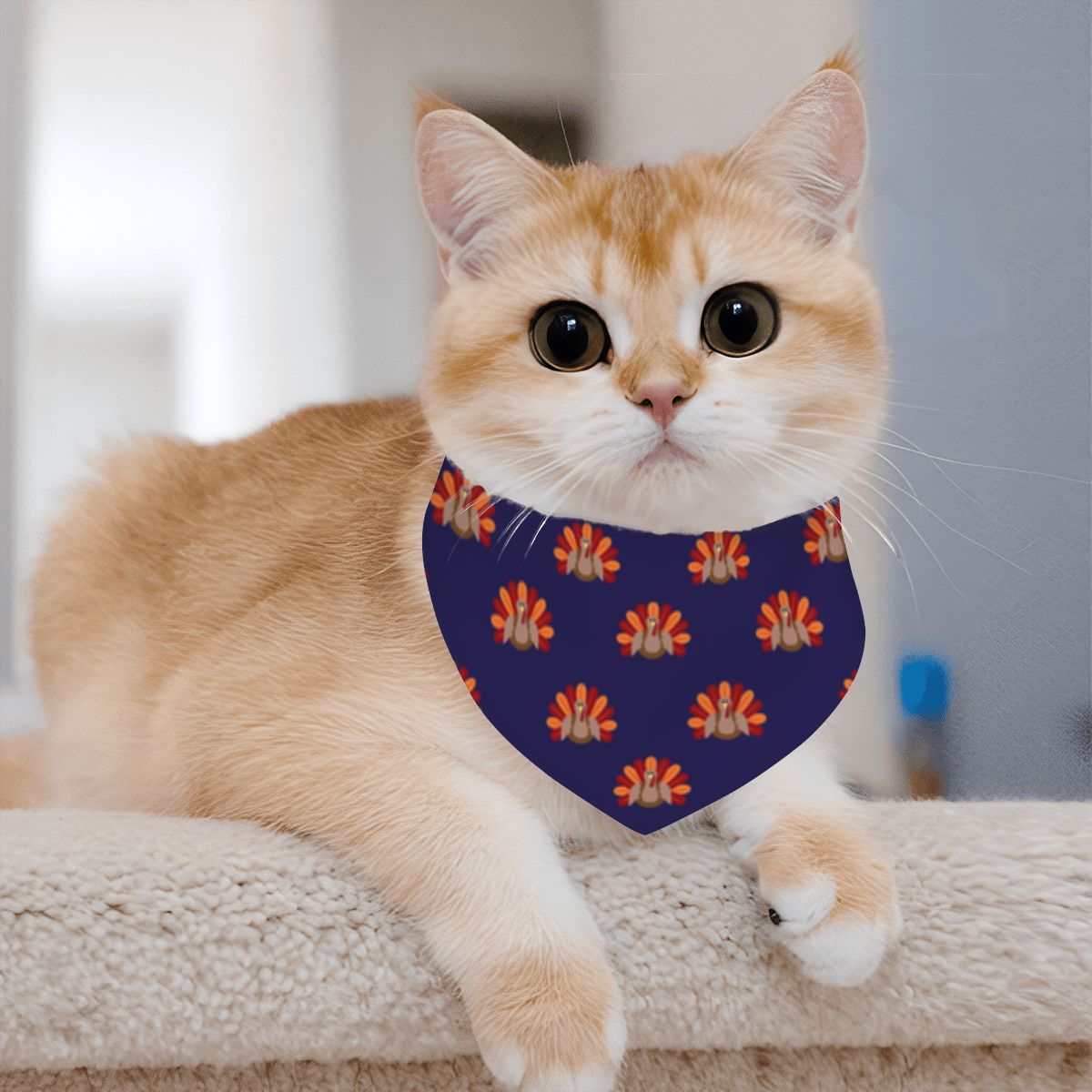 Pet Cotton Snap Bandana
