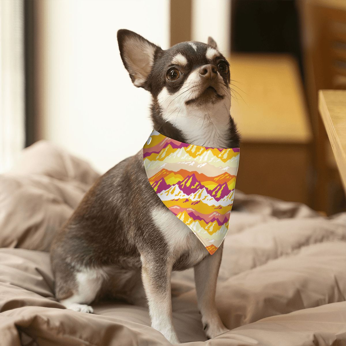 Pet Cotton Snap Bandana