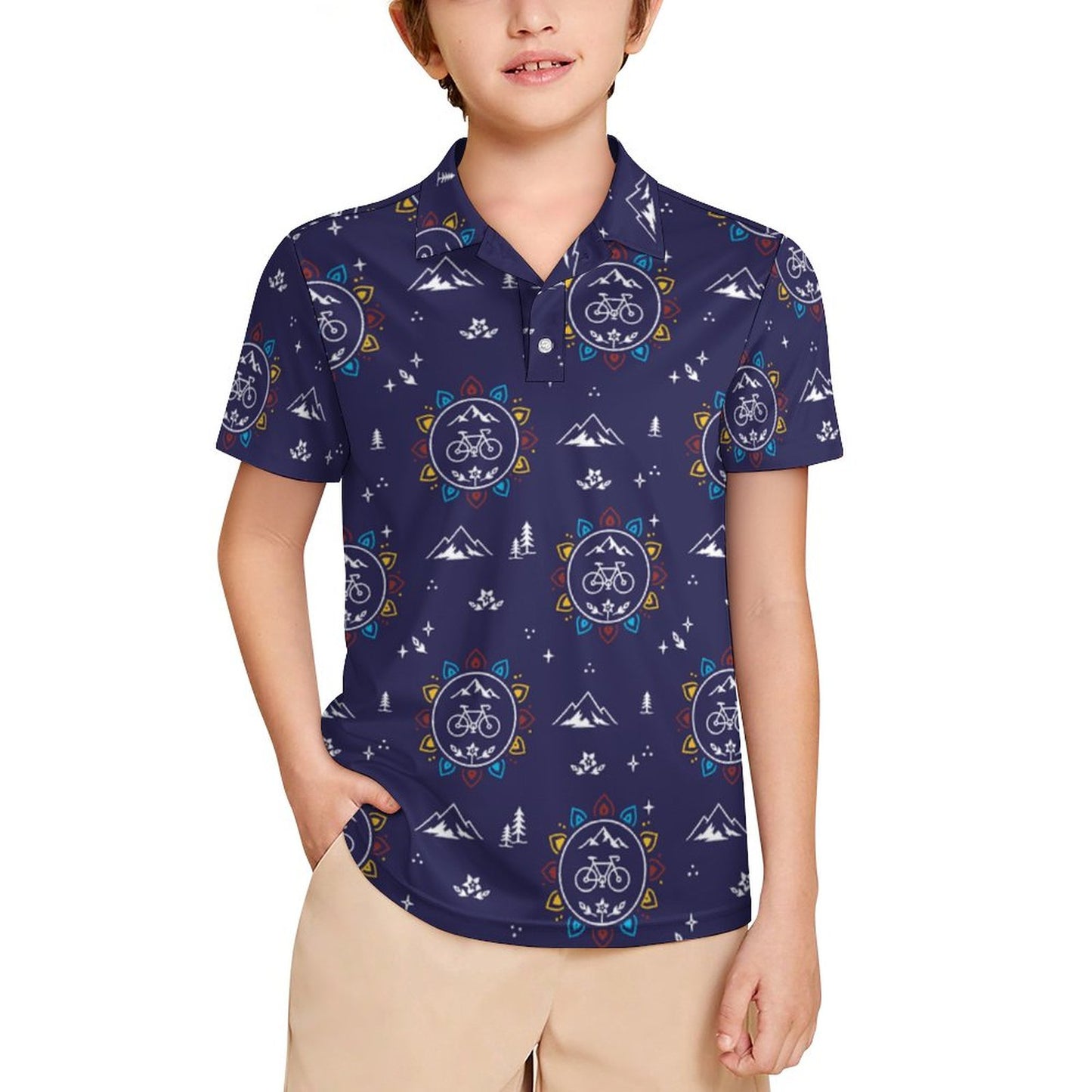 Kids' UPF50+ Polo Shirt