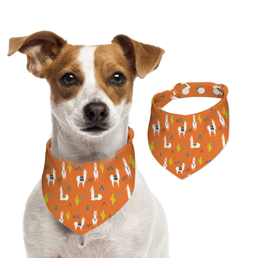 Pet Cotton Snap Bandana