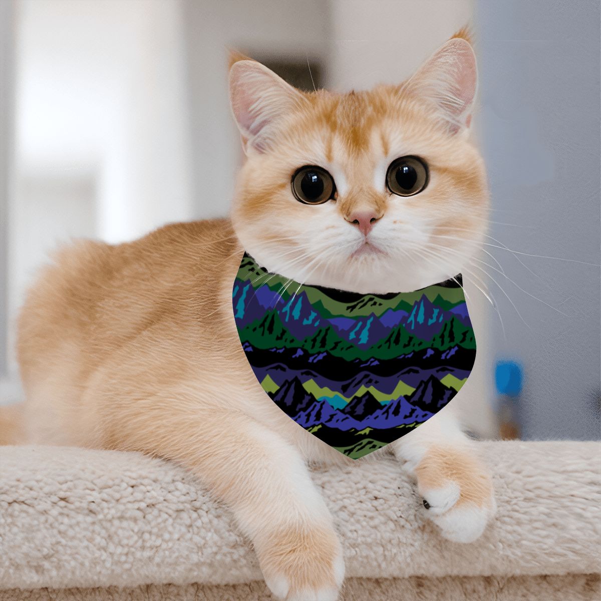 Pet Cotton Snap Bandana