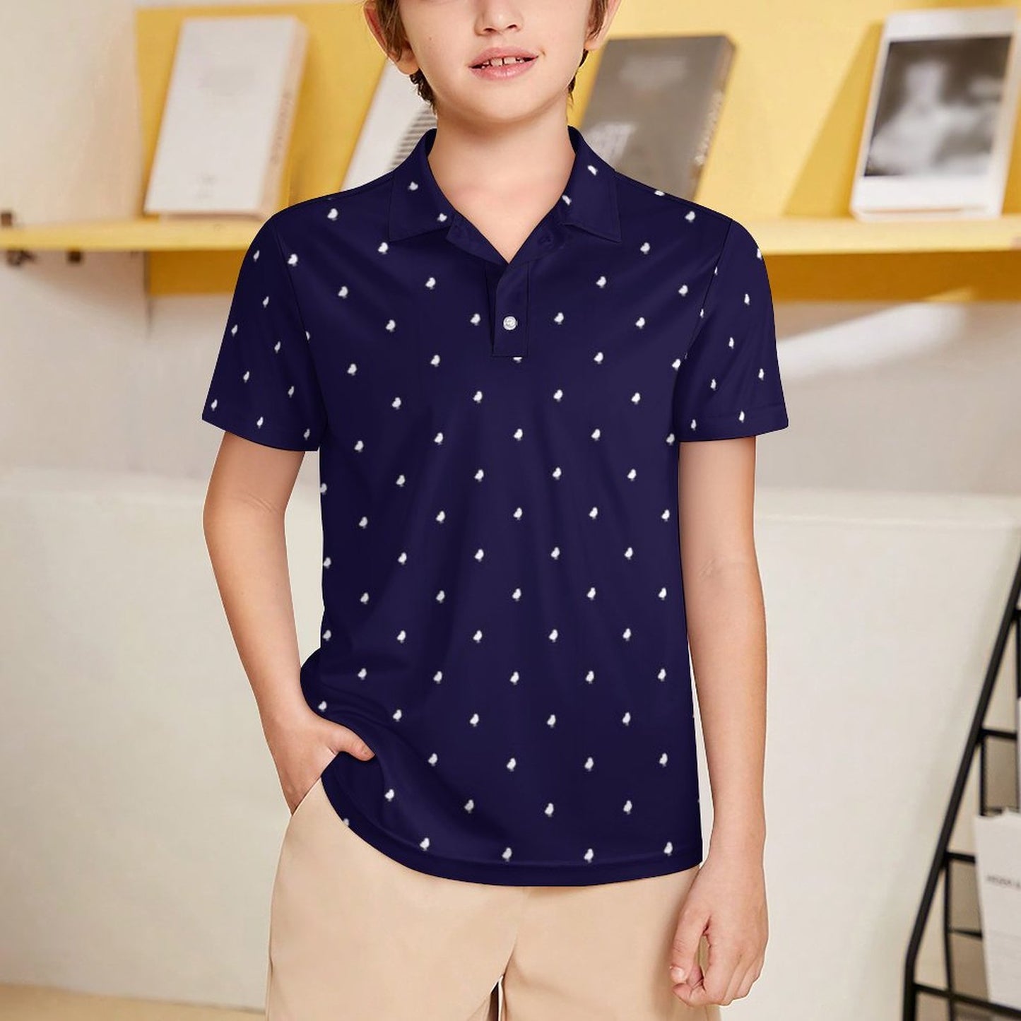 Kids' UPF50+ Polo Shirt