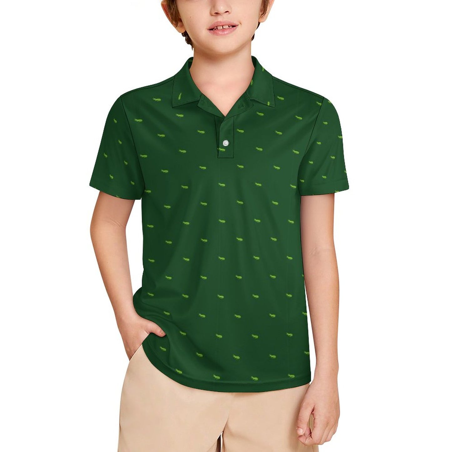 Kids' UPF50+ Polo Shirt