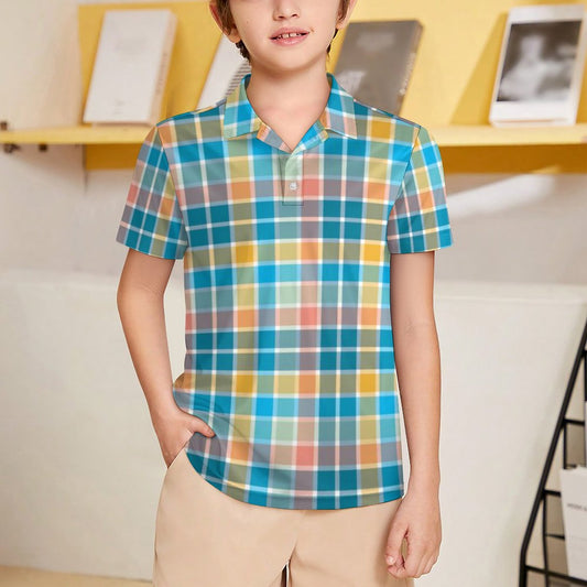 Kids' UPF50+ Polo Shirt