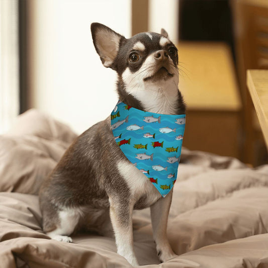 Pet Cotton Snap Bandana