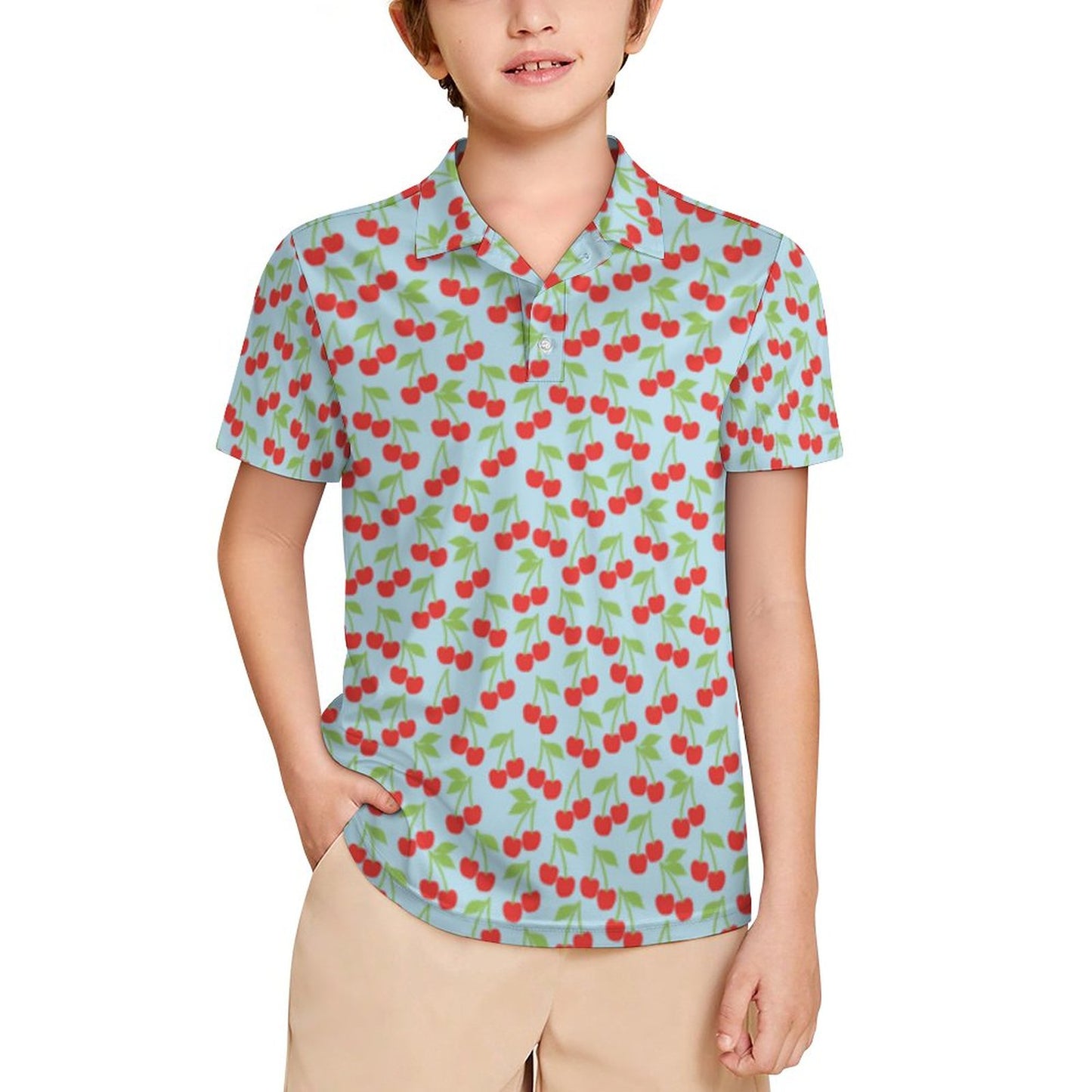 Kids' UPF50+ Polo Shirt