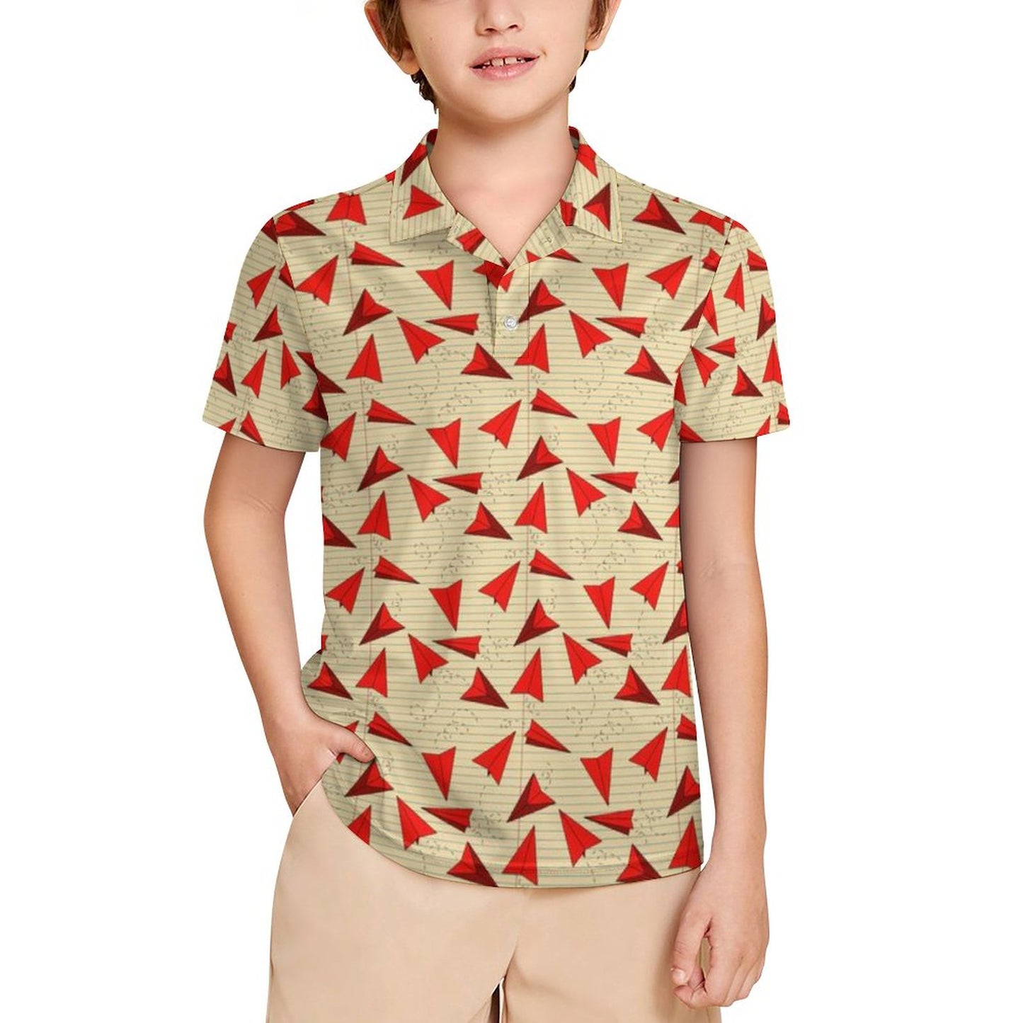 Kids' UPF50+ Polo Shirt